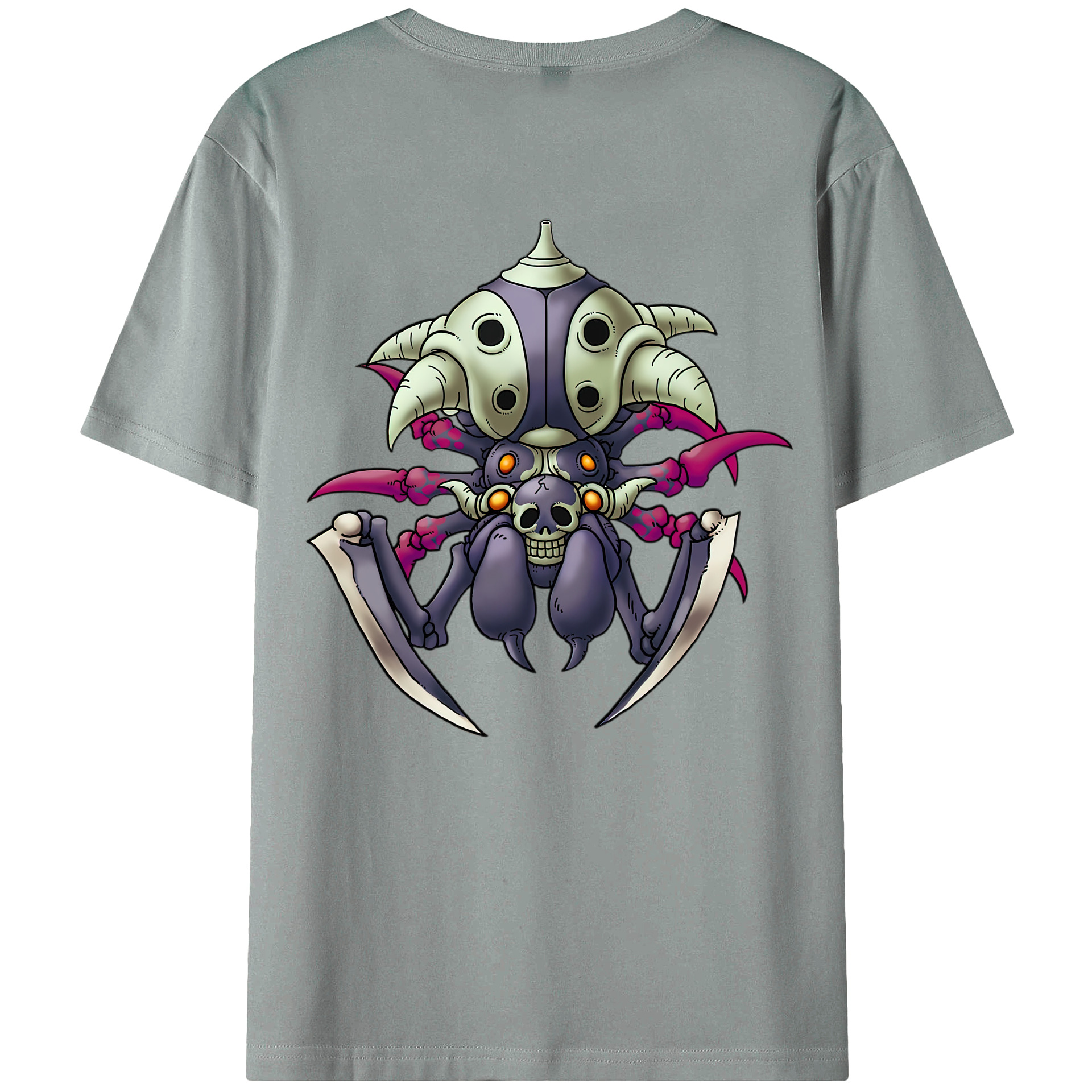 （画像用） ドラゴンクエスト Doragon Kuesuto Dragon Quest 綿100％ メンズ半袖Tシャツ（バックプリント） 通気性